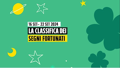 Oroscopo, la classifica dei segni più fortunati dal 16 al 22 settembre 2024: Vergine, Gemelli e Sagittario travolti dall'eclissi