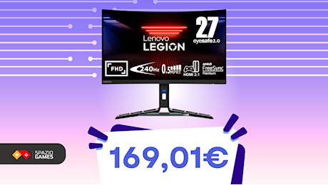 Fluidità e dettagli al top: scopri Lenovo Legion R27fc-30, oggi al MINIMO STORICO!