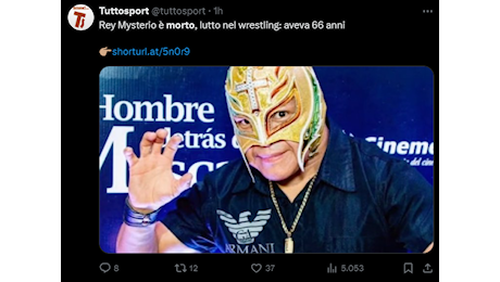 No, non è morto Rey Mysterio, però un po’ vogliono farvelo credere