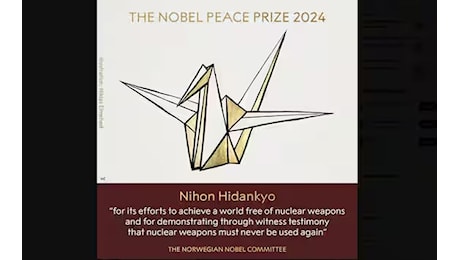 Nobel per la pace all’organizzazione giapponese Nihon Hidankyo