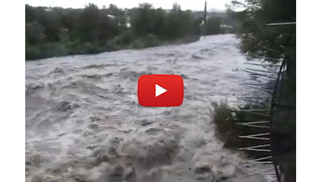 Meteo Diretta Bergamo: la piena del Brembo ad Almenno San Salvatore, il video