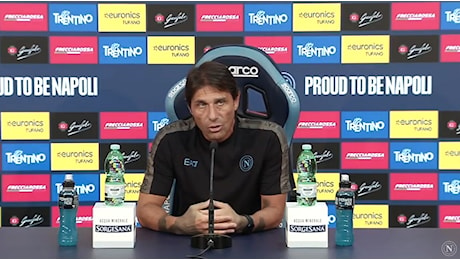 Conte: Con la Juve sfida seria per Napoli, test tecnico e tattico