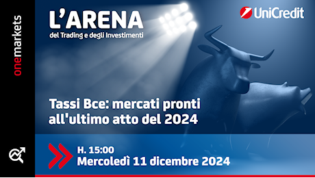 Tassi Bce: mercati pronti all’ultimo atto del 2024