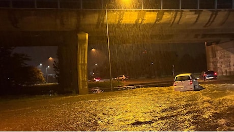 Allagamenti a Pinerolo, due persone salvate