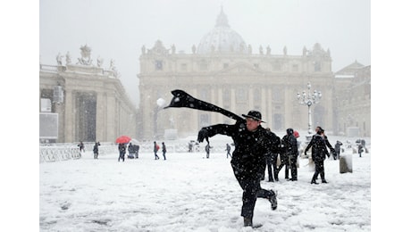 FREDDO artico dal 10: potrebbe forse portare NEVE anche a Roma