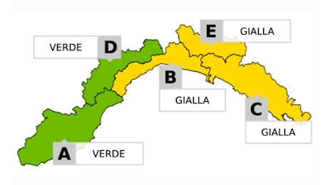 Maltempo in arrivo, allerta gialla per temporali sul centro-levante