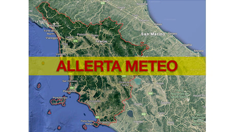 Allerta Meteo Toscana: temporali forti su tutta la regione