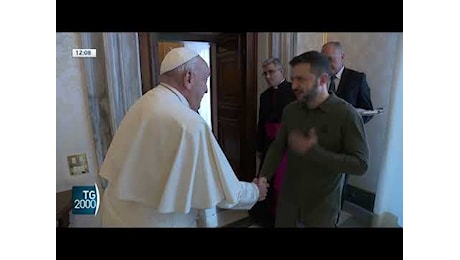 Zelensky accolto da Papa Francesco in Vaticano