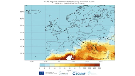 Allerta Meteo, nuova ondata di sabbia del Sahara sull’Europa: è allarme per la qualità dell’aria