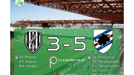 Serie B, 9^ giornata: la Sampdoria espugna Cesena in una sfida pirotecnica