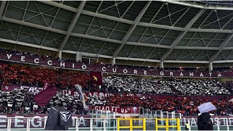 I tifosi del Toro scontenti giustamente anche della squadra dopo il deludente pareggio col Monza