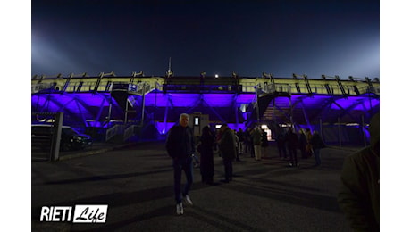 “Diamo un calcio al diabete”: lo stadio Scopigno si illumina di blu