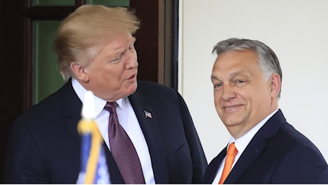 Orbán: Trump uomo di pace, i leader dell'Ue prendono le distanze