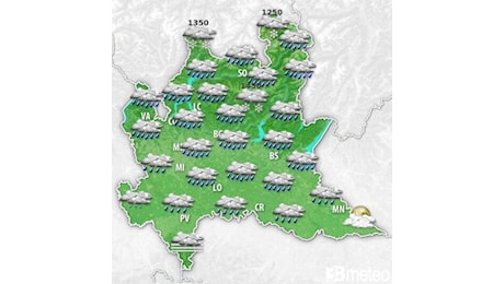 Meteo Lombardia. Nuova perturbazione tra mercoledì e giovedì con un po' di pioggia e neve sulle Alpi. Poi torna il bel tempo