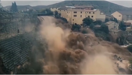 Spagna, una diga romana salva dall’alluvione un paesino dell’Aragona | VIDEO