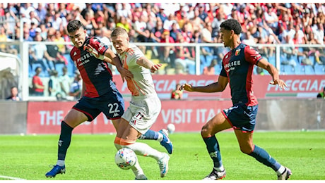 Genoa-Roma 1-1, le pagelle: Dovbyk (6,5) movimenti buoni e il primo gol in Italia, Dybala (6) meglio quando gioca avanzato, Ndicka (5,5) si perde De Winter