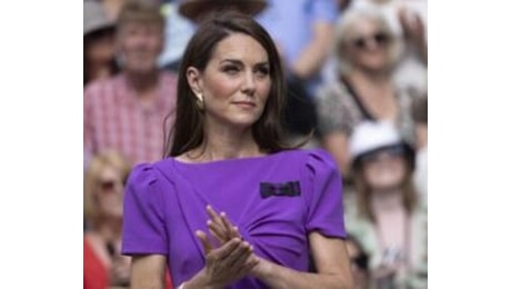 Kate, abito viola a Wimbledon segno di speranza ma anche di potere