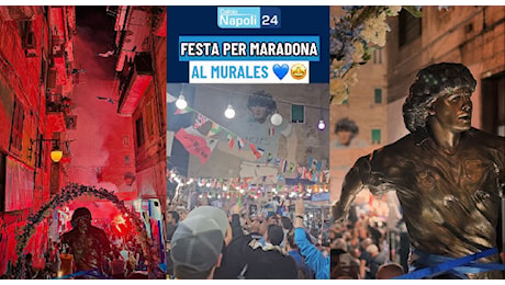 Compleanno Maradona, quello che è successo stasera al Murales a Napoli mette i brividi! | VIDEO