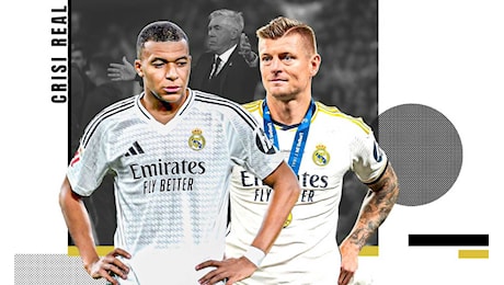 Real Madrid in crisi totale: Mbappé mal sopportato, gli esclusi delusi e quanto manca Kroos, l'equilibratore