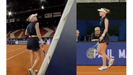 Wta Rouen, Dart e l'insolita richiesta per Boisson: Può usare il deodorante?