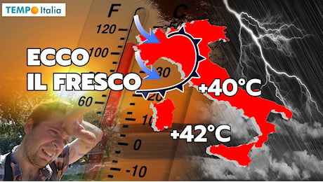 Meteo Italia: tra poche ora arriverà il mostro di caldo estremo. Ma ecco il primo crollo temperatura