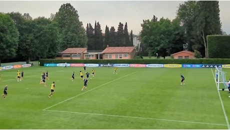 L'assist di Calafiori per il gol di Zaccagni era uno schema preparato: il video dell'allenamento