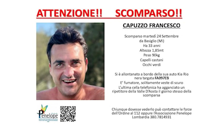 Uomo scomparso dal 24 settembre: trovato a Saint-Marcel il corpo senza vita