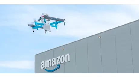 Amazon, il drone postino vola in Abruzzo e il debutto di Prime Air è più vicino