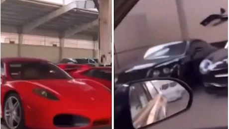 Ferrari, Rolls Royce e Lamborghini abbandonate: il video nel deposito di Assad dopo la fuga dalla Siria