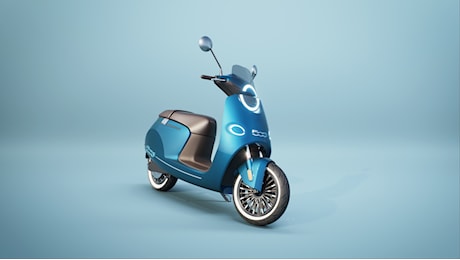 E-Moped 500, la FIAT 500 diventa uno scooter elettrico