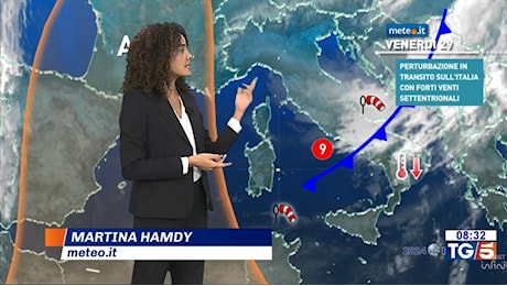 Meteo: freddo, neve e piogge in arrivo! Occhio ai venti: ecco dove