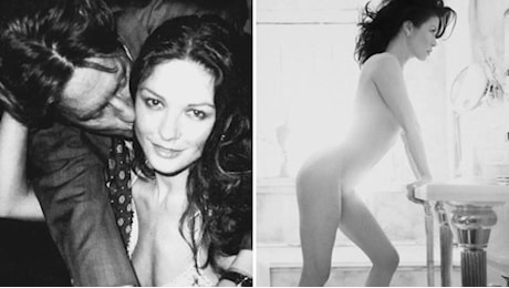 Catherine Zeta-Jones posa nuda su Instagram per gli 80 anni di Michael Douglas: «Ero a corto di idee»