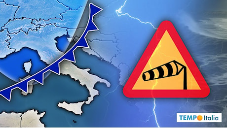 Meteo, Burrasche con venti fino a 100 km/h e Italia sotto assedio