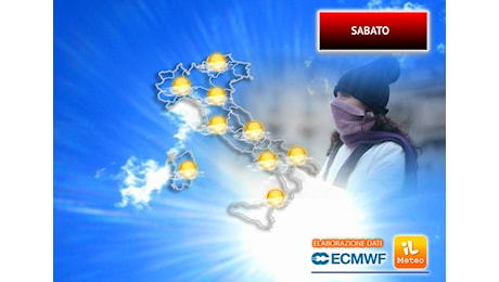 Meteo: le Previsioni nel dettaglio per Sabato 23 Novembre