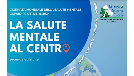 Salute mentale, 3mila pazienti seguiti in provincia dell’Aquila: gli Open Day