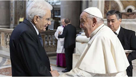 Chiesa - Papa Francesco proclama 14 nuovi Santi, alla messa in Piazza San Pietro anche il Presidente Mattarella