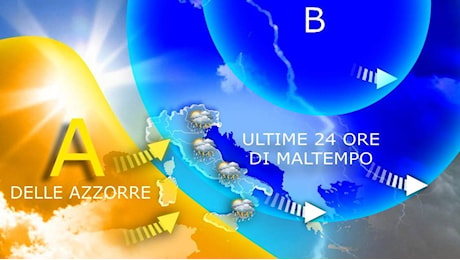 Previsioni meteo, maltempo per altre 24 ore: poi arriva il gradevole Anticiclone delle Azzorre