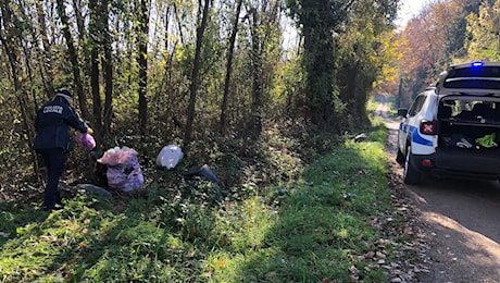 Da Roccasecca a Pontecorvo per scaricare sacchi di rifiuti, scoperto dalla polizia locale