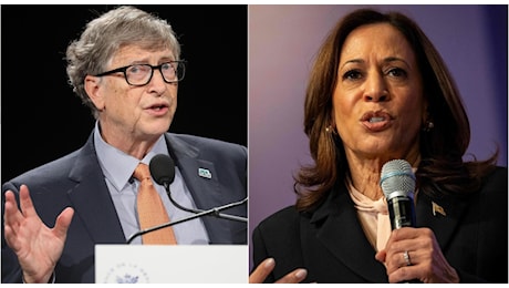 Bill Gates dona 50 milioni a Kamala Harris, il Nyt: «Preoccupato per una seconda presidenza Trump». E il tycoon accusa il ​Labour