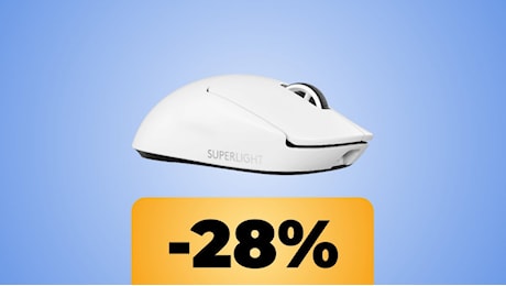 Logitech G PRO X SUPERLIGHT 2 LIGHTSPEED è a un prezzo notevole su Amazon, per chi cerca un mouse di valore