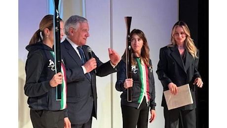 Tajani: Olimpiadi Milano-Cortina portino forte messaggio di pace