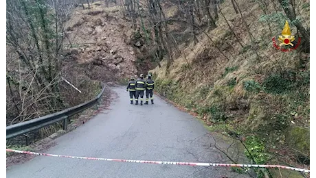 Pioggia forte sulla Liguria, frane a Vobbia e Marsiglia (Davagna): 50 persone isolate