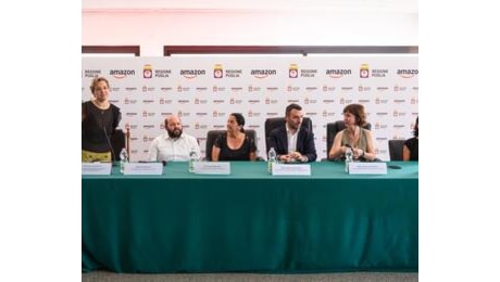 Regione Puglia - Amazon: accordo per sostenere le piccole e medie imprese del territorio Ieri la firma a Lecce
