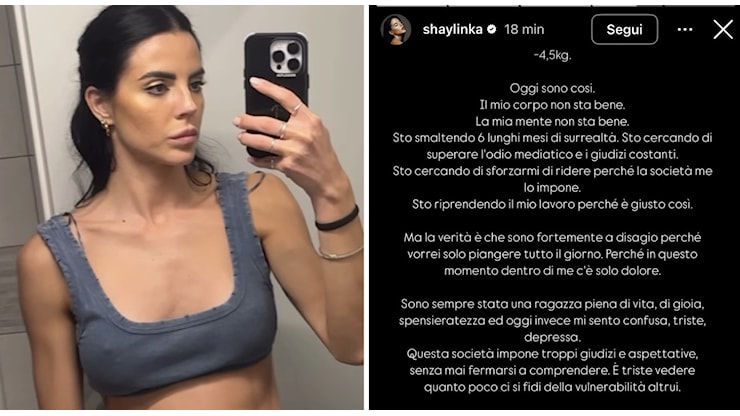 Grande Fratello, Shaila Gatta si sfoga sui social: «Mi sento depressa, vorrei solo piangere tutto il giorno» - Il Mattino Grande Fratello, Shaila Gatta si sfoga sui social: «Mi sento depressa, vorrei solo piangere tutto il giorno» - Il Mattino