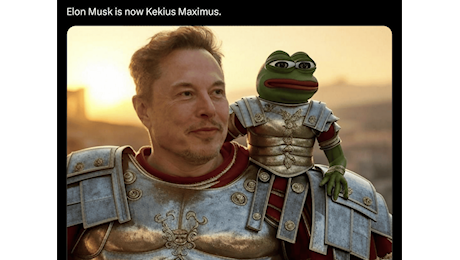 Elon Musk is now Kekius Maximus. Musk cambia nome sul suo X