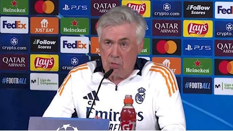 Champions, Ancelotti e la rimonta contro l'Arsenal: Ci servono testa, cuore e co....oni