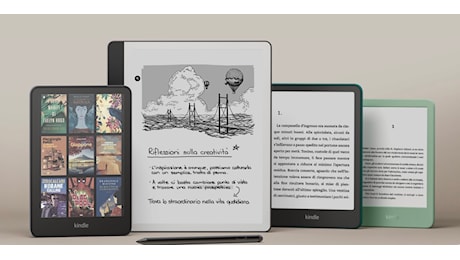 Amazon presenta la nuova famiglia Kindle: ecco tutte le novità