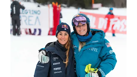 Finito il lavoro in Val di Fassa per le azzurre e Vonn, ora tutte a St. Anton: 'E' sempre un piacere tornare qui'