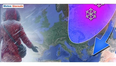 Meteo: l’Anticiclone trafitto da un bolide colmo di freddo e neve