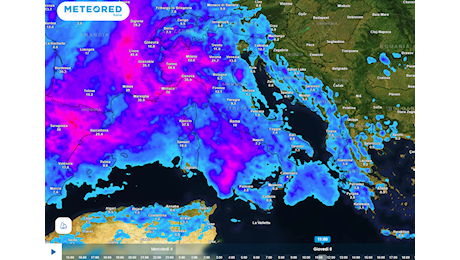 Dove pioverà in Italia questa settimana? Ecco i dettagli dal modello di Meteored